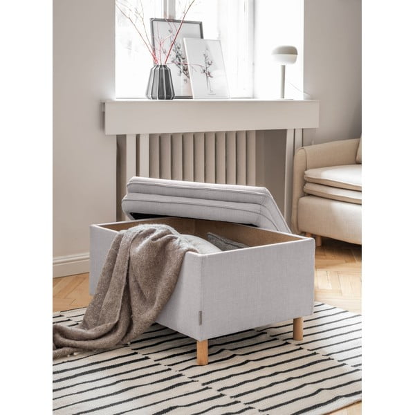 Gaiši pelēks kāju soliņš Simon – Miuform-image-1