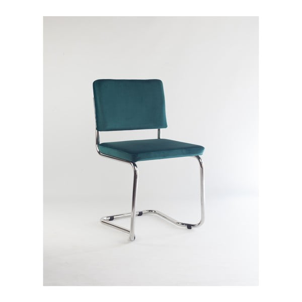 Krēsls ar tirkīza samta polsterējumu Velvet Atelier Bertha