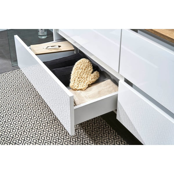 Balts piekaramais skapītis bez izlietnes 110x53 cm Set 360 - Pelipal-image-3