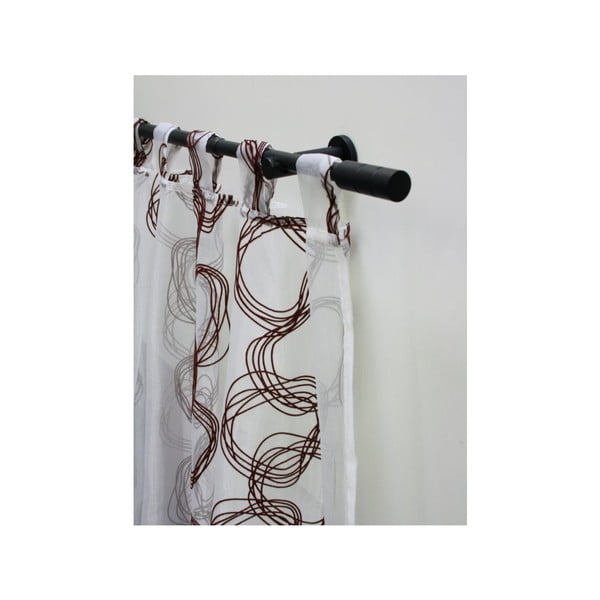 Metāla izvelkamā aizkaru stanga 120–210 cm Kreta – Gardinia-image-1