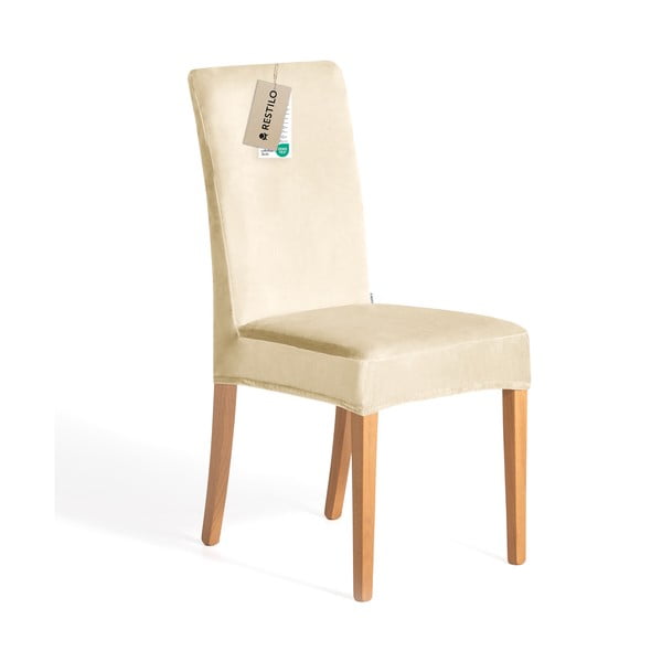 Bēši uzvelkami pārvalki krēslam (4 gab.) 48 cm Sento – Restilo-image-3