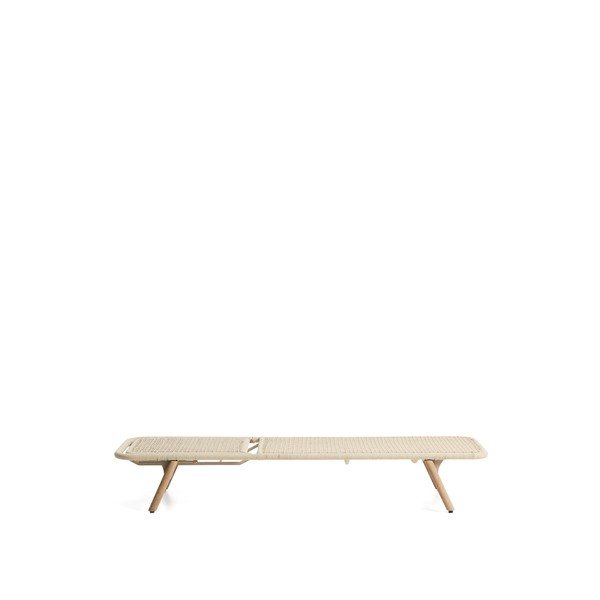 Krēmkrāsas metāla regulējams dārza zvilnis Dandara – Kave Home-image-3