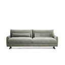 Zaļš samta dīvāns 240 cm Veliro – Kave Home