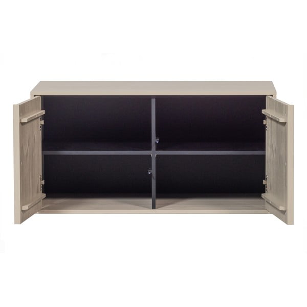 Krēmkrāsas priedes masīvkoka moduļu drēbju skapis 100x50 cm Daily – vtwonen-image-3