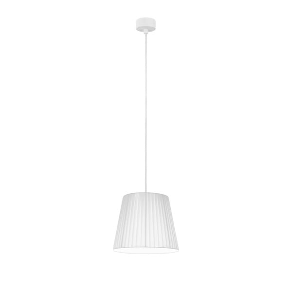 Balta piekaramā lampa ar baltu kabeli Sotto Luce Kami, ⌀ 24 cm