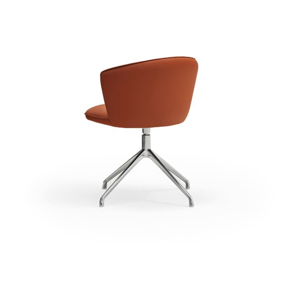 Oranži polsterēti ēdamistabas krēsli (2 gab.) Add – Teulat-image-3