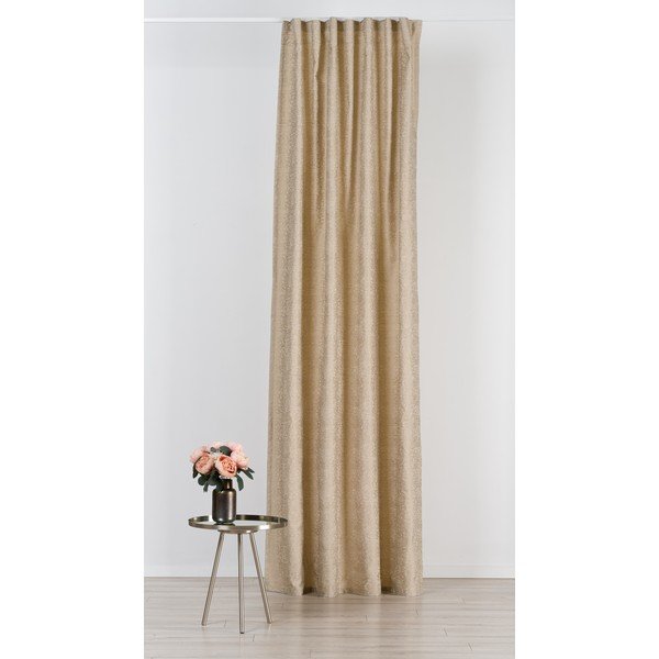 Bēšs žakarda aizkars 140x260 cm Marciano – Mendola Fabrics-image-1