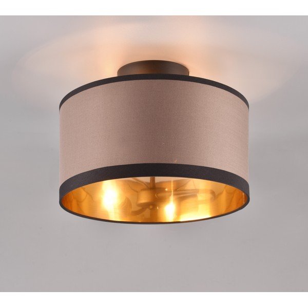Melna/brūna griestu lampa ø 30 cm Davos – Reality-image-1