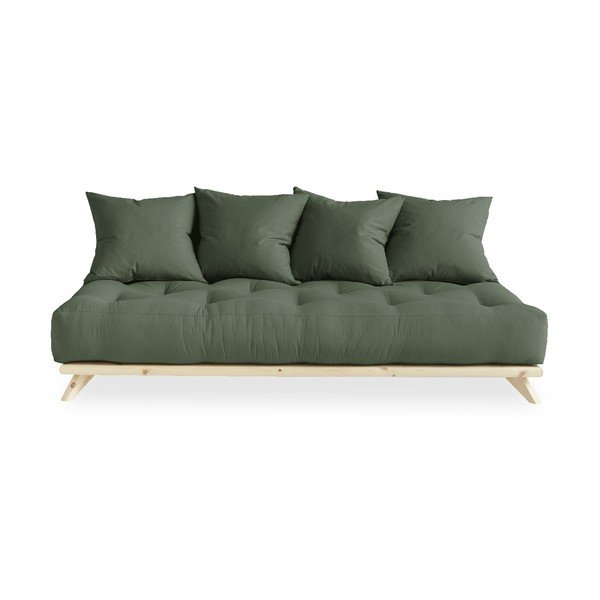 Dīvāns Karup Design Senza Natural Clear/Olive Green