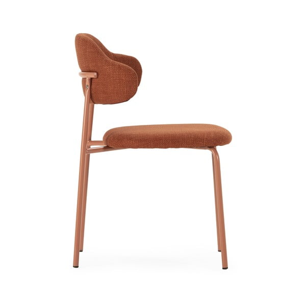 Terakotas oranži pusdienu krēsli (4 gab.) Adriel – Marckeric-image-3