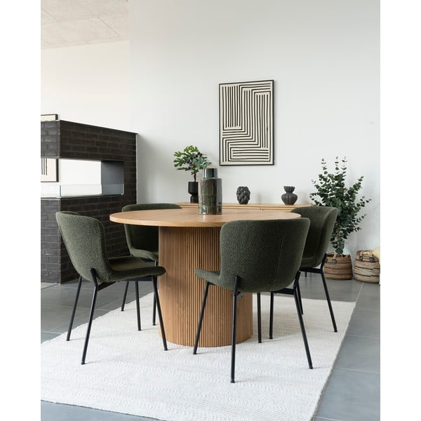 Tumši zaļi pusdienu krēsli (2 gab.) Maceda – House Nordic-image-1