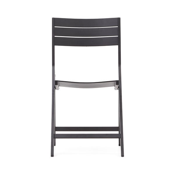 Melns metāla dārza krēsls Torreta – Kave Home-image-4