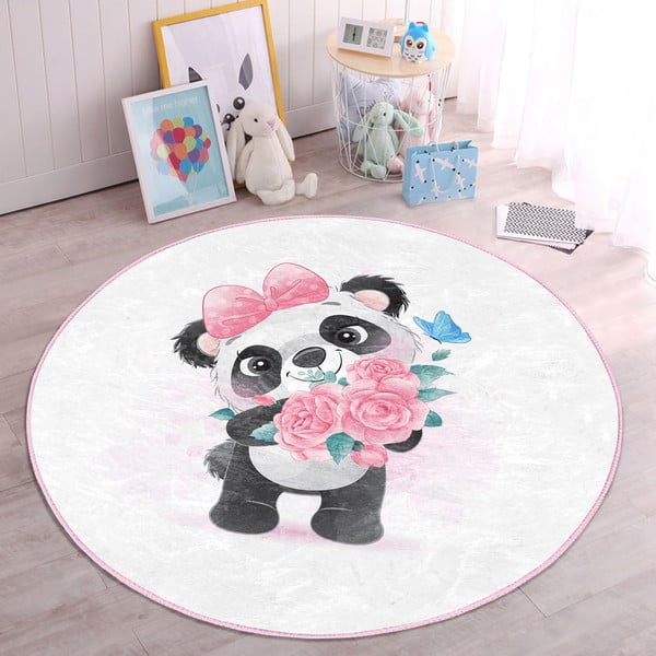 Balts bērnu paklājs ø 100 cm Comfort – Mila Home-image-4