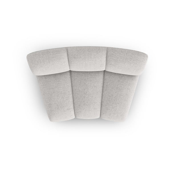 Gaiši pelēks modulārais dīvāns (vidējā moduļa) Lupine – Micadoni Home-image-3