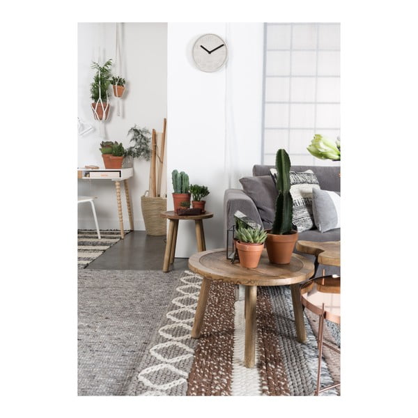 Mango koka žurnālgaldiņš Zuiver Dendron, ⌀ 60 cm-image-1