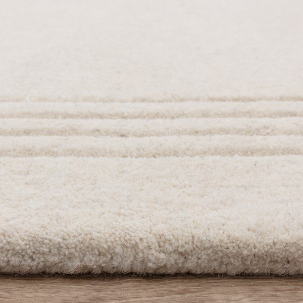 Ziloņkaula krāsas ar rokām darināts vilnas paklājs 120x170 cm Orlo Ivory – Asiatic Carpets-image-4