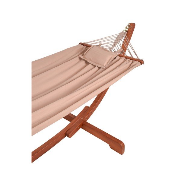 Dārza šūpuļkrēsls uz eikalipta koka konstrukcijas Garden Pleasure Hammock Madeira-image-1