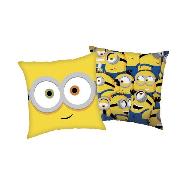 Bērnu spilvens ø 40 cm Mimoni "Watch me" – Jerry Fabrics