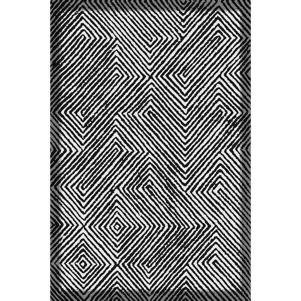 Melnbalts mazgājams celiņa paklājs 80x300 cm Rimio – Vitaus
