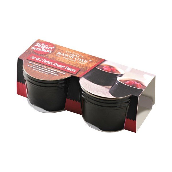 Divu melnu cepamo trauku komplekts Mason Cash Perfect, ⌀ 10 cm-image-1