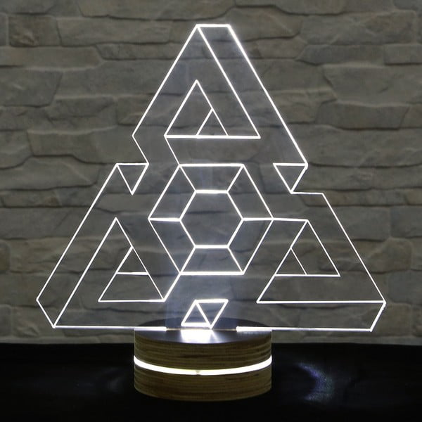3D galda lampa Triangle I