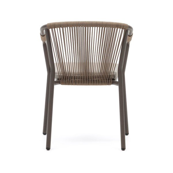 Bēšs metāla dārza krēsls Xelida – Kave Home-image-4