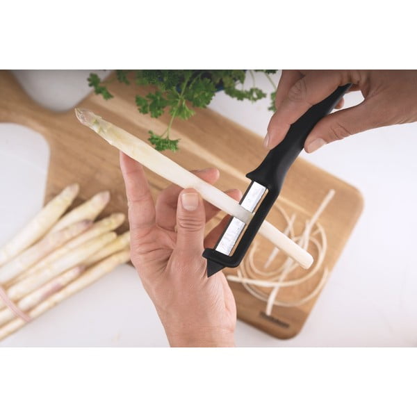 Melns dārzeņu/sparģeļu mizotājs Fackelmann Food & More-image-1