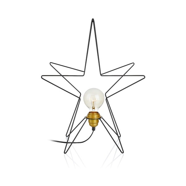 Melns Ziemassvētku gaismas dekors Asterix – Markslöjd