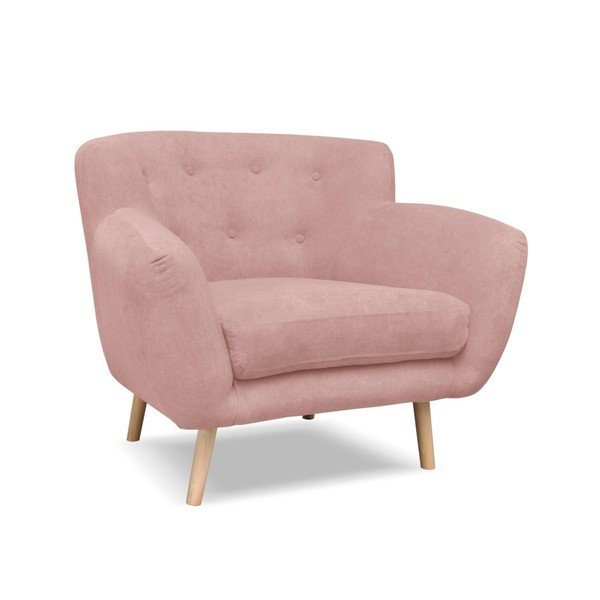 Gaiši rozā atpūtas krēsls Cosmopolitan Design London-image-2
