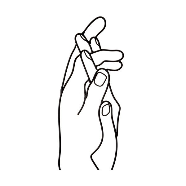 Metāla sienas dekors 40x55 cm Simply Hands – Mauro Ferretti-image-2