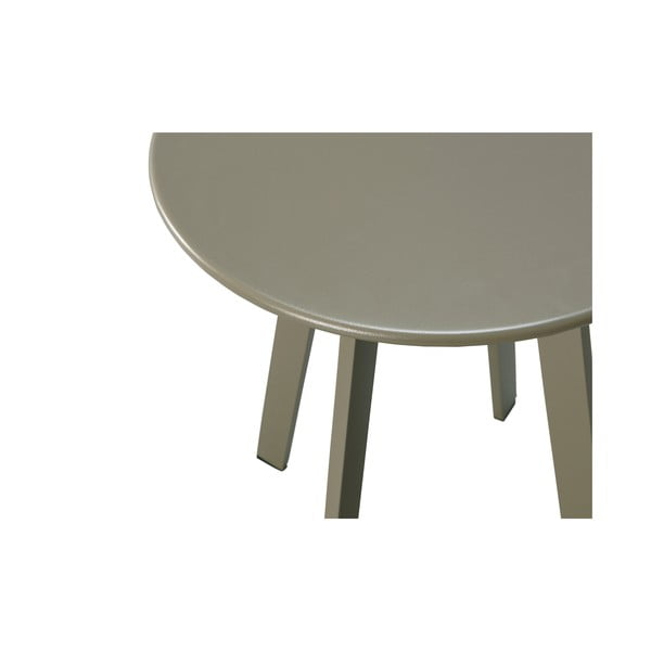 Zaļš dzelzs dārza kafijas galdiņš WOOD Fer, ø 40 cm-image-1