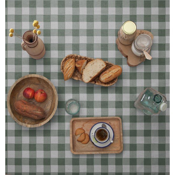 Galdauts Really Nice Things Lino Green Vichy, 140 x 200 cm-image-2