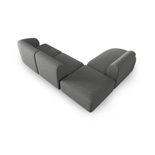 Pelēks stūra dīvāns (ar kreiso stūri) Shane – Micadoni Home-image-3