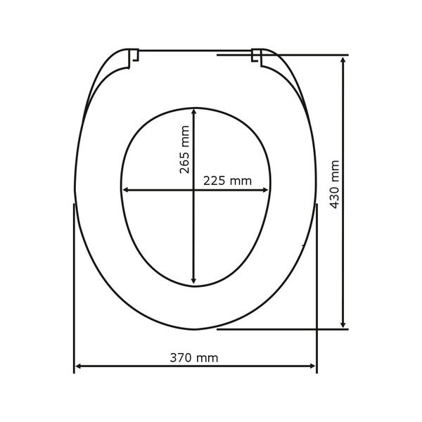 Tualetes poda sēdeklis Wenko Bavarian Hearts , 43 x 37 cm-image-3