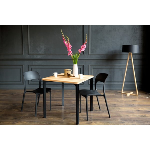 Melns ēdamgalds Ragaba TRIVENTI, 80 x 120 cm-image-3