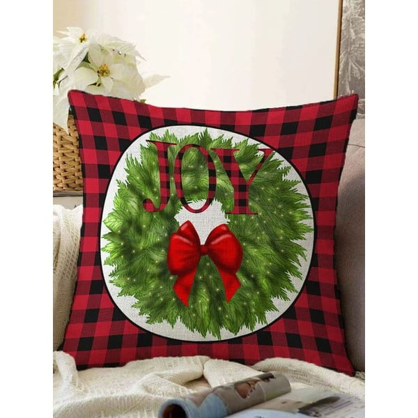 Spilvendrāna ar Ziemassvētku motīvu 43x43 cm – Mila Home