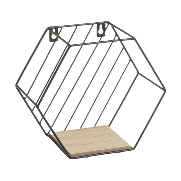 Melni/dabīga toņa sienas plaukti (3 gab.) 31 cm – Casa Selección-image-2