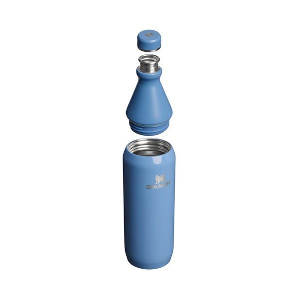 Zila nerūsējošā tērauda termopudele 600 ml All Day Slim Bottle Blue Sky Gloss – Stanley-image-1