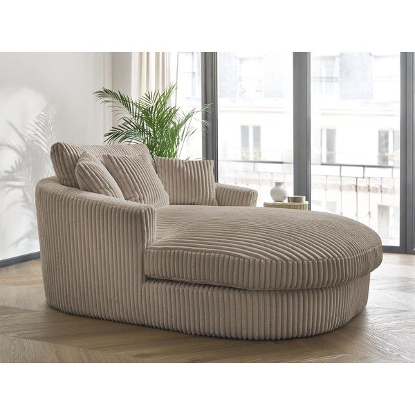 Pelēkbrūns velveta atpūtas krēsls Belem – Bobochic Paris-image-1