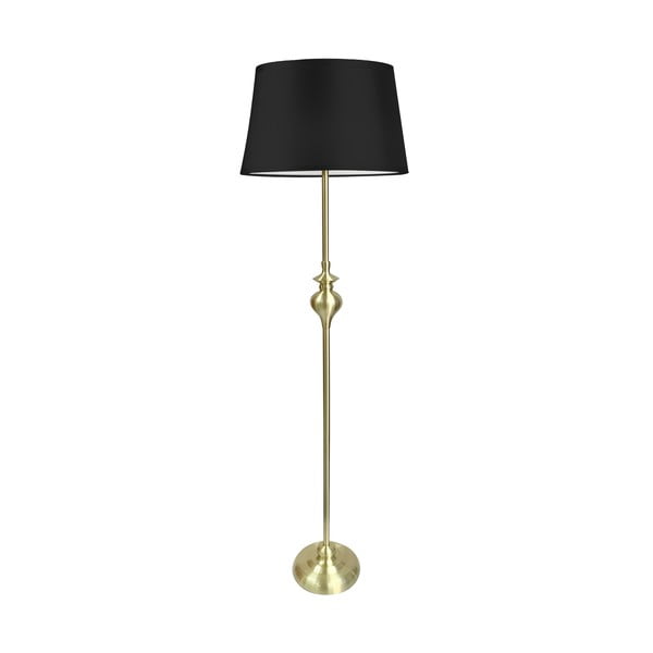 Stāvlampa melnā un zelta krāsā (augstums 135 cm) Prima Gold – Candellux Lighting