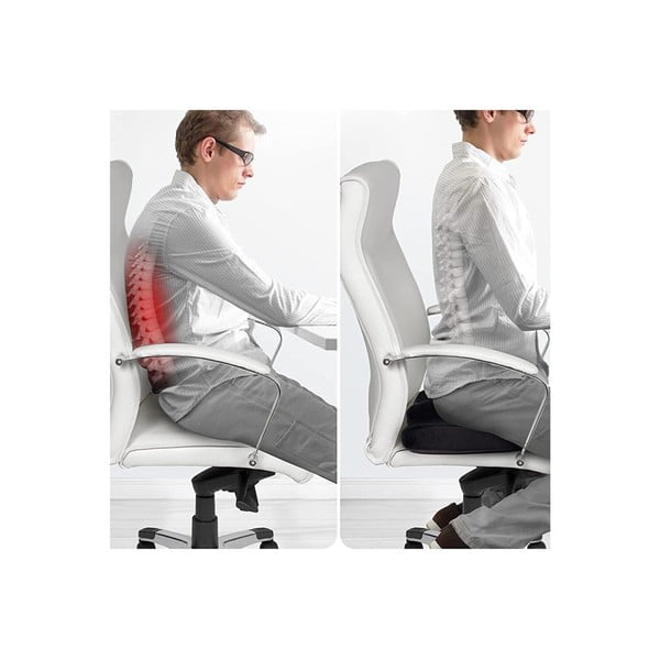 Ergonomiskais spilvens ar atmiņas putu pildījumu 35x45 cm – Mila Home-image-3