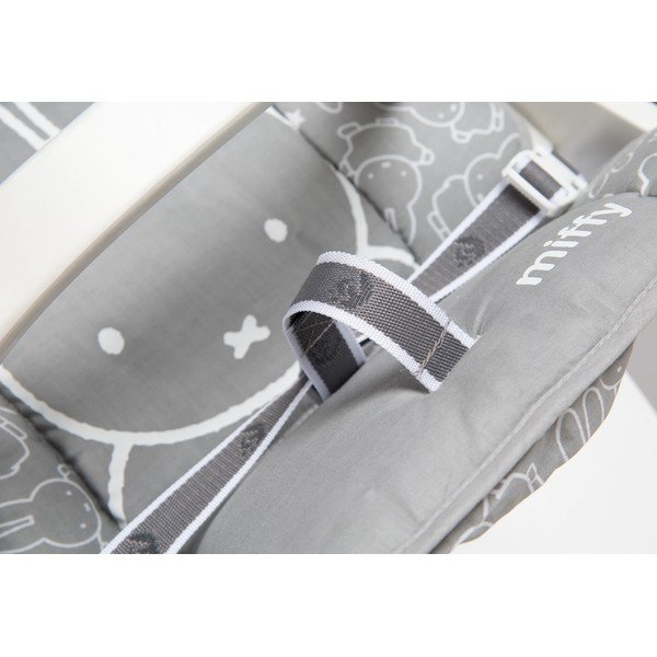 Pelēks bērnu pusdienu krēsliņa spilvens Miffy – Roba-image-1