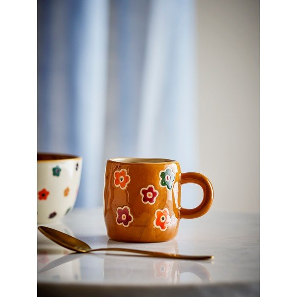 Brūna akmensmasas bērnu krūze 130 ml Addy – Bloomingville Mini-image-1