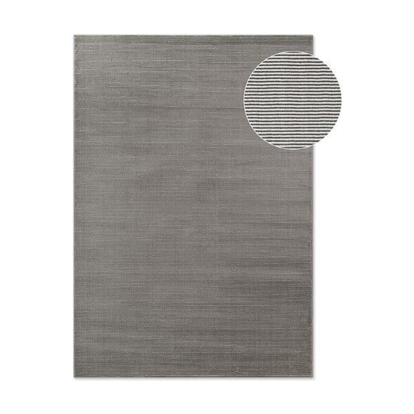 Antracīta pelēks/krēmkrāsas paklājs 200x280 cm Perles Dolomite – Elle Decoration