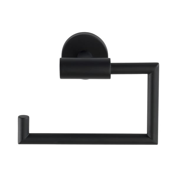 Matēti melns nerūsējošā tērauda sienas tualetes papīra turētājs Bosio – Wenko-image-2