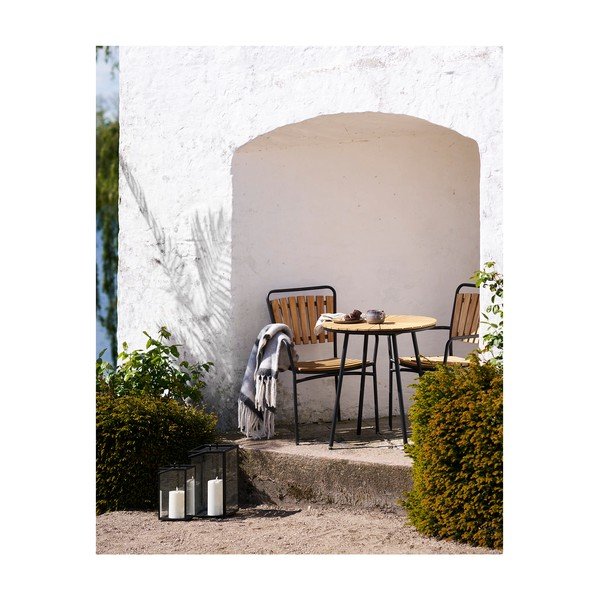 Pelēks pleds no vilnas maisījuma 130x170 cm Carmel – House Nordic-image-2