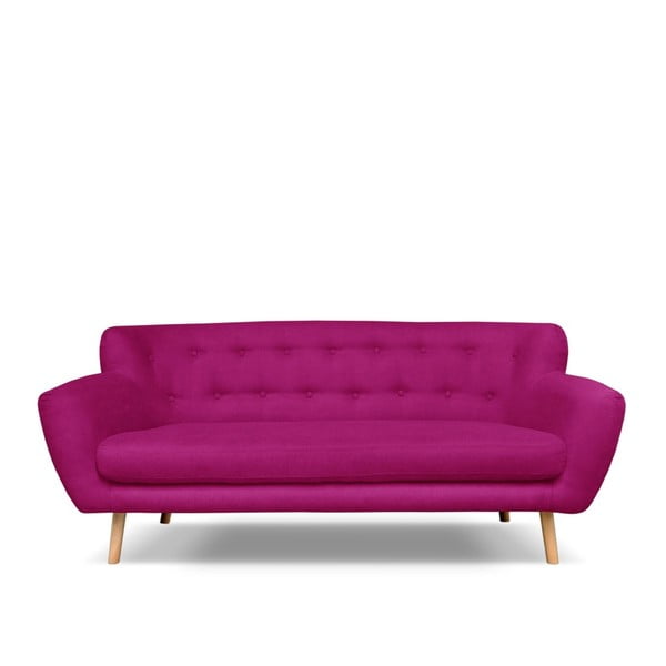 Tumši rozā dīvāns Cosmopolitan Design London, 192 cm