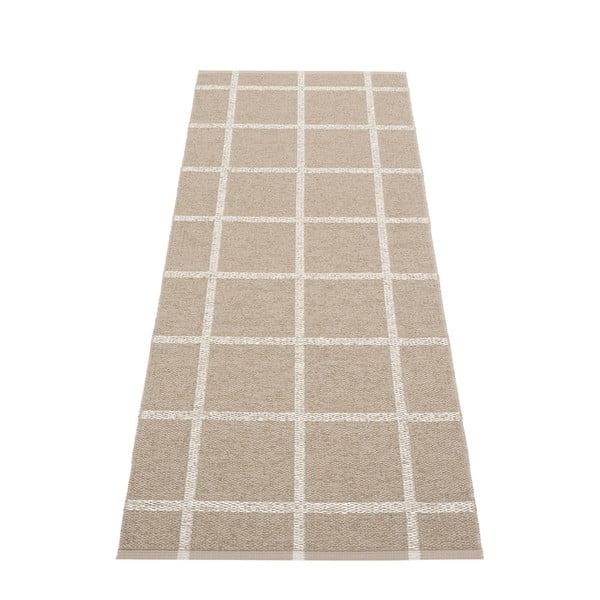 Bēšs iekštelpu un āra celiņa paklājs 70x225 cm Ada Dark Linen – Pappelina