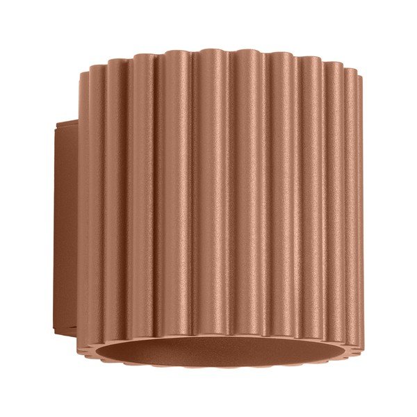 Gaiši brūna sienas lampa ø 10 cm Zora – Sollux