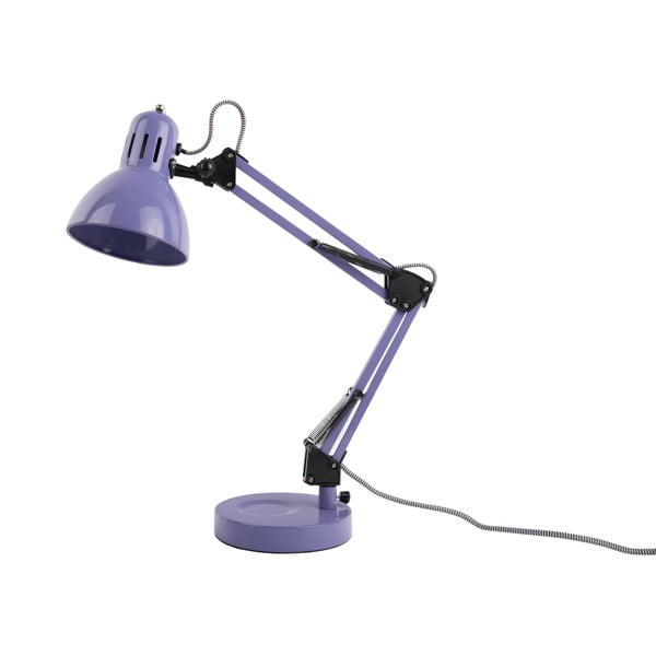 Violeta galda lampa ar metāla abažūru (augstums 52 cm) Funky Hobby – Leitmotiv